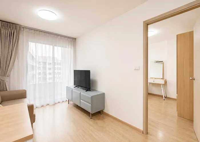 Apartment Quiet Garden View 1br Great Value Near Bts *