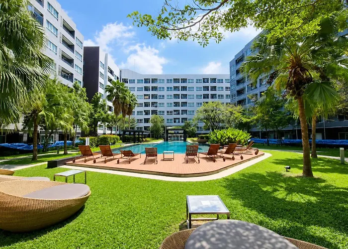 Apartment Quiet Garden View 1br Great Value Near Bts